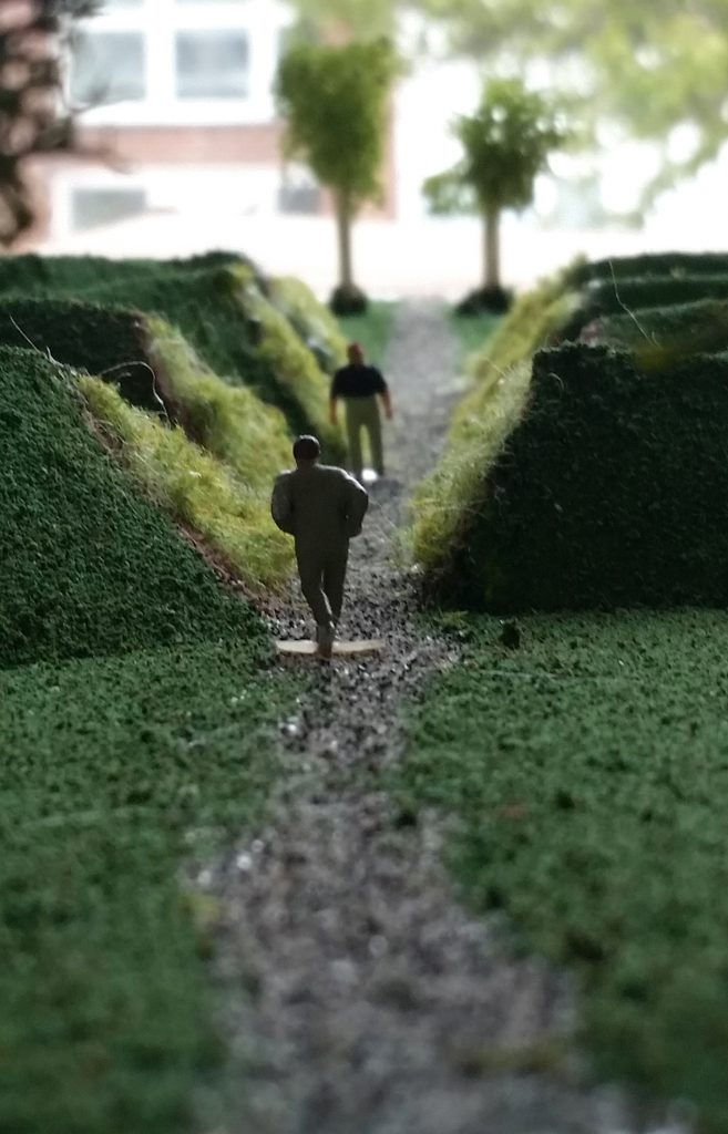 Artist's model of park